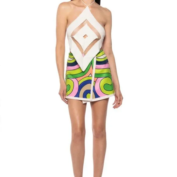 Callie So Clearly Sexy Mesh Halter M L - Picture 7 of 7